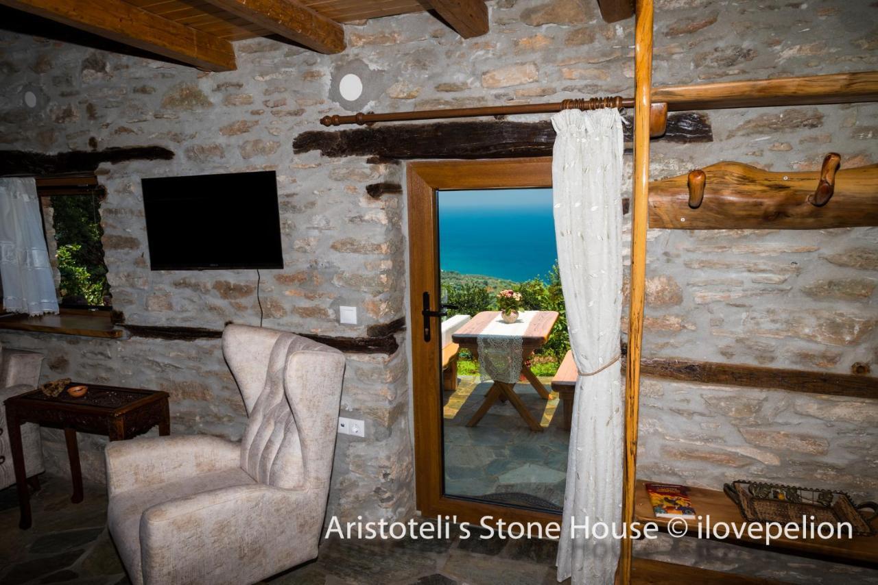 Aristoteli'S Stone House Makrirrakhi Bagian luar foto