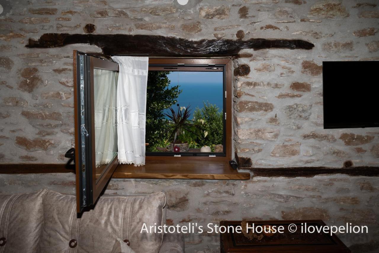 Aristoteli'S Stone House Makrirrakhi Bagian luar foto